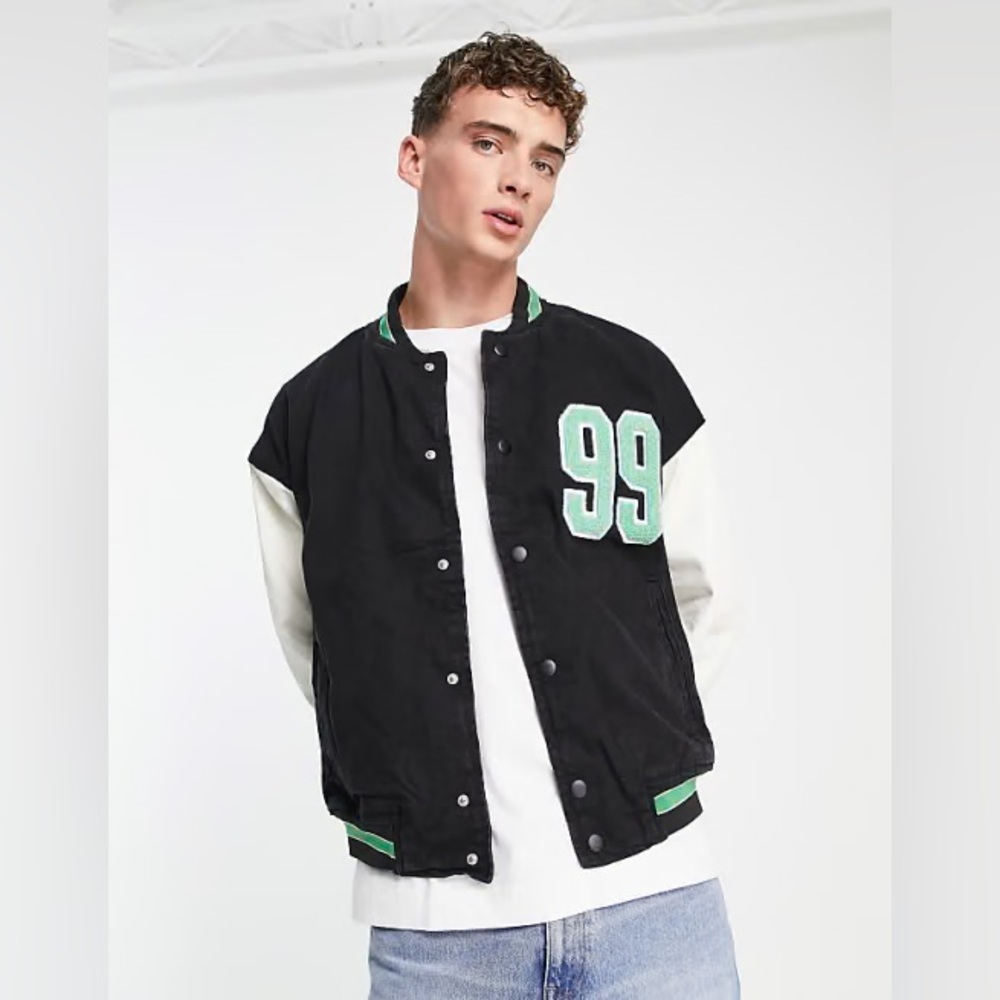 bershka varsity jacket